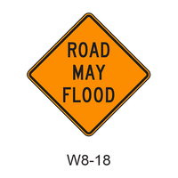 ROAD MAY FLOOD W8-18