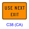 USE NEXT EXIT C38(CA)