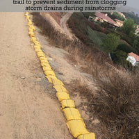 MONOFILAMENT BAG YELLOW EMPTY