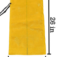 MONOFILAMENT BAG YELLOW EMPTY