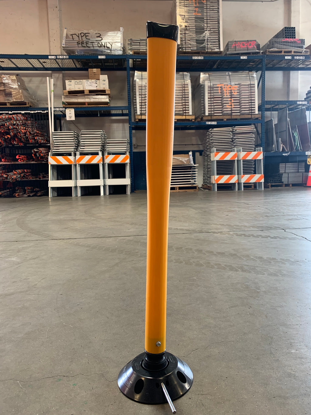 CHANNELIZER 48" YELLOW POST