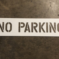 NO PARKING