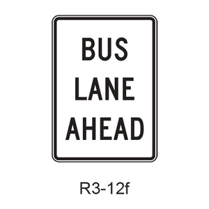 Preferential Lane Advance R3-12f