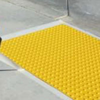 SAFETY STEP RAMP UP 3X4 YELLOW