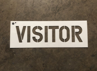 Visitor Parking Stencil