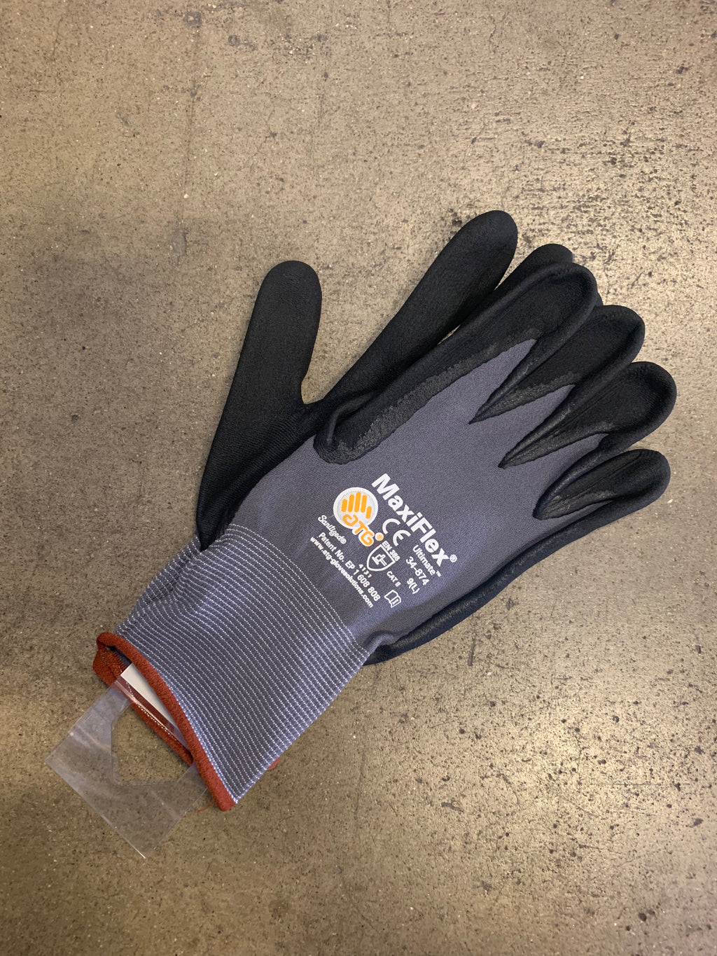 MAXIFLEX NITRILE GLOVES LG