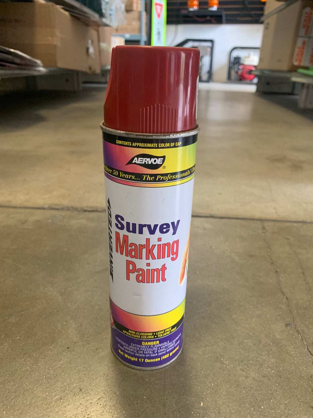 MARKING PAINT RED