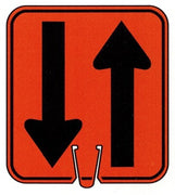 CONE SIGN 2-WAY TRAFFIC