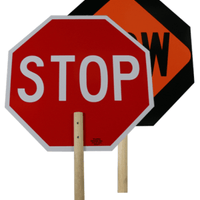 STOP/SLOW PADDLE NR