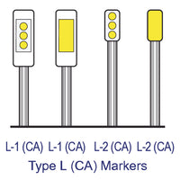 Type L Utility Pole marker Util. Pole