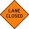 LANE CLOSED C30