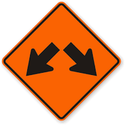 W12-1 CONE SIGN NR