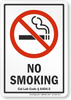NO SMOKING PREP-002CA