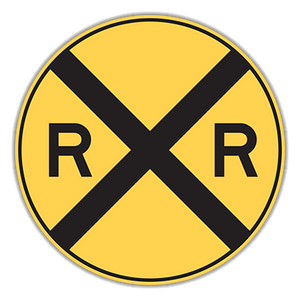 RAILROAD XING HIP 18" .080