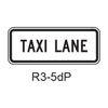 TAXI LANE [plaque] R3-5dP