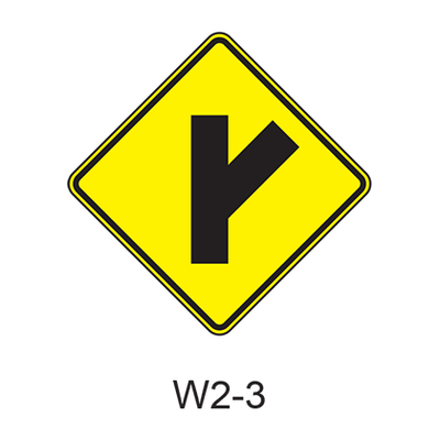 Intersection Warning W2-3