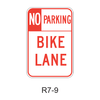 No Parking Bike Lane R7-9