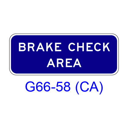 BRAKE CHECK AREA G66-58(CA)
