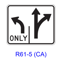 Intersection Lane Control R61-5(CA)