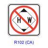 Hazardous Waste Prohibited [symbol] R102(CA)