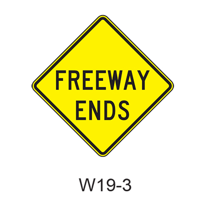 FREEWAY ENDS W19-3