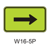 Supplemental Arrow [plaque] W16-5P