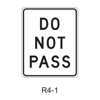 DO NOT PASS R4-1