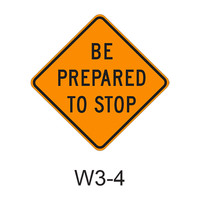 BE PREPARED TO STOP W3-4