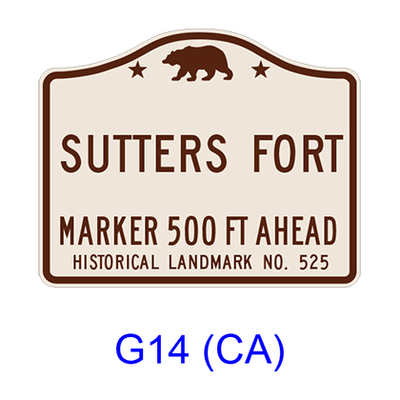 Advance Historical Landmark [symbol] G14(CA)