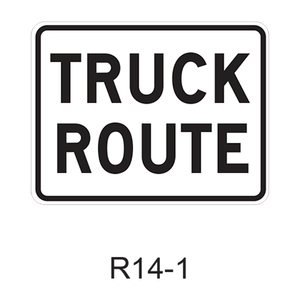 TRUCK ROUTE R14-1
