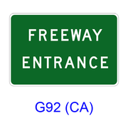 FREEWAY ENTRANCE G92 (CA)