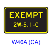 EXEMPT __ W46A(CA)