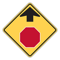 STOP AHEAD 36" EG