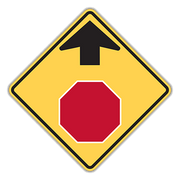 STOP AHEAD 36" EG