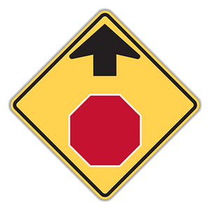 STOP AHEAD 36" EG