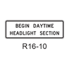 BEGIN DAYTIME HEADLIGHT SECTION R16-10