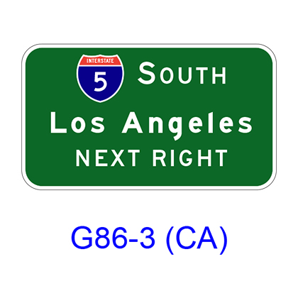 Supplemental Destination (NEXT RIGHT(LEFT)) G86-3(CA)