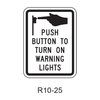 Push Button To Turn On Warning Lights [symbol] R10-25