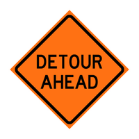 DETOUR AHEAD W20-2