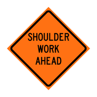 SHOULDER WORK AHEAD  C24