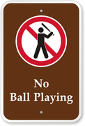 No Ball Playing [symbol] PS-096(CA)