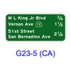 Interchange Sequence G23-5(CA)