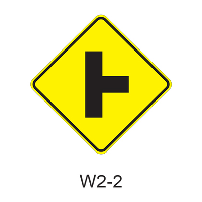 Intersection Warning W2-2