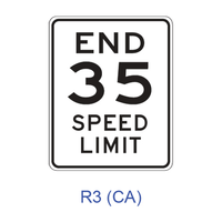 End Speed Limit R3(CA)