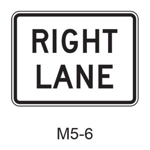 RIGHT LANE Designation AUX M5-6