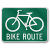 BIKE ROUTE 18X24 HIP 080 GRN/W