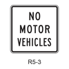 NO MOTOR VEHICLES R5-3