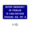 Grade Crossing Emergency Notification I-13