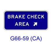 BRAKE CHECK AREA w/ arrow G66-59(CA)