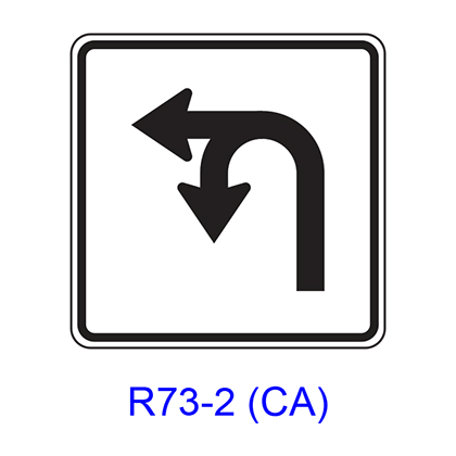 Intersection Lane Control R73-2(CA)